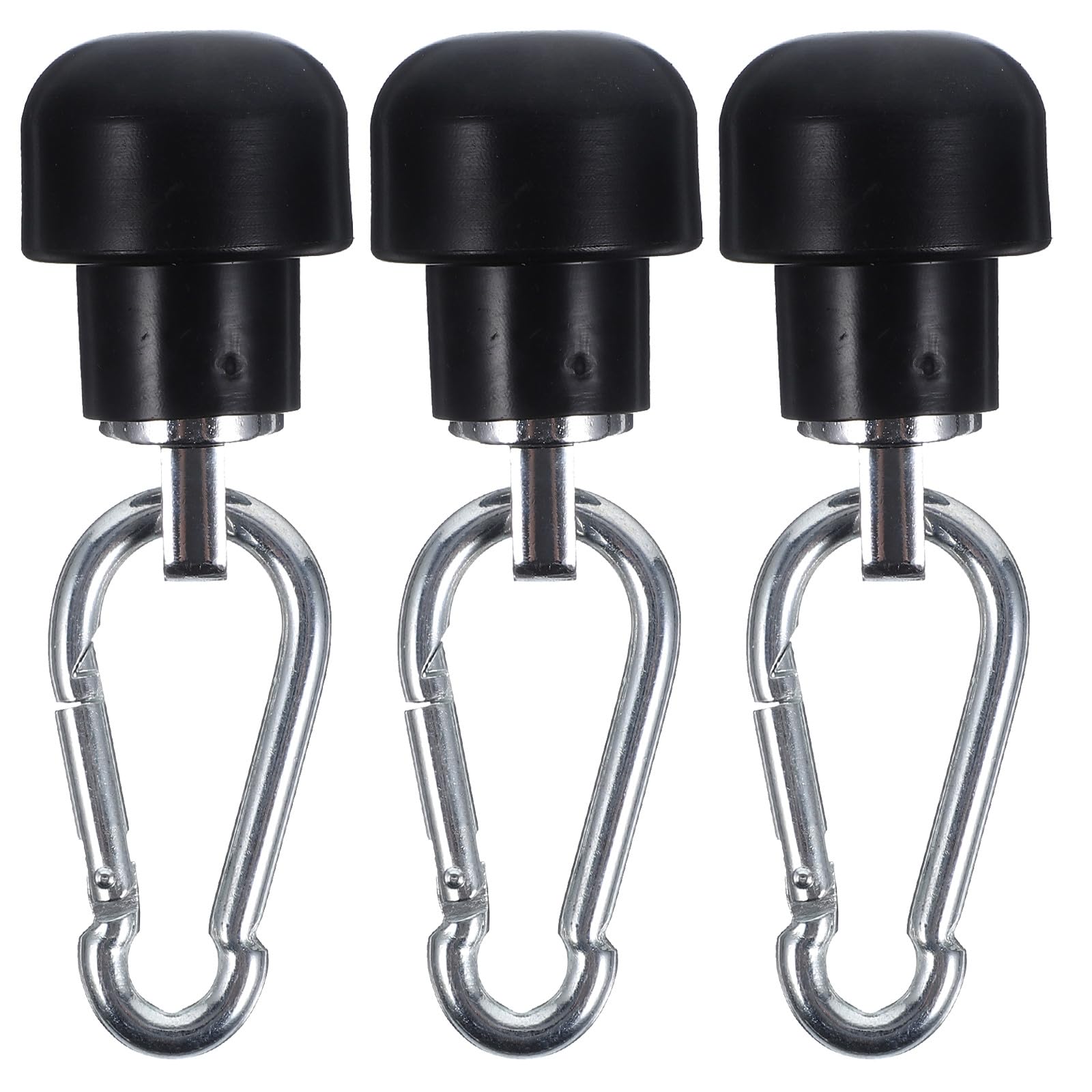 Gatuida 3 Piezas de Sistema de poleas, Conector de Cable de Alambre, Tope de unión de Cable, Ganchos de Seguridad para Equipos de Ejercicio, máquinas de Entrenamiento, Piezas de Repuesto,