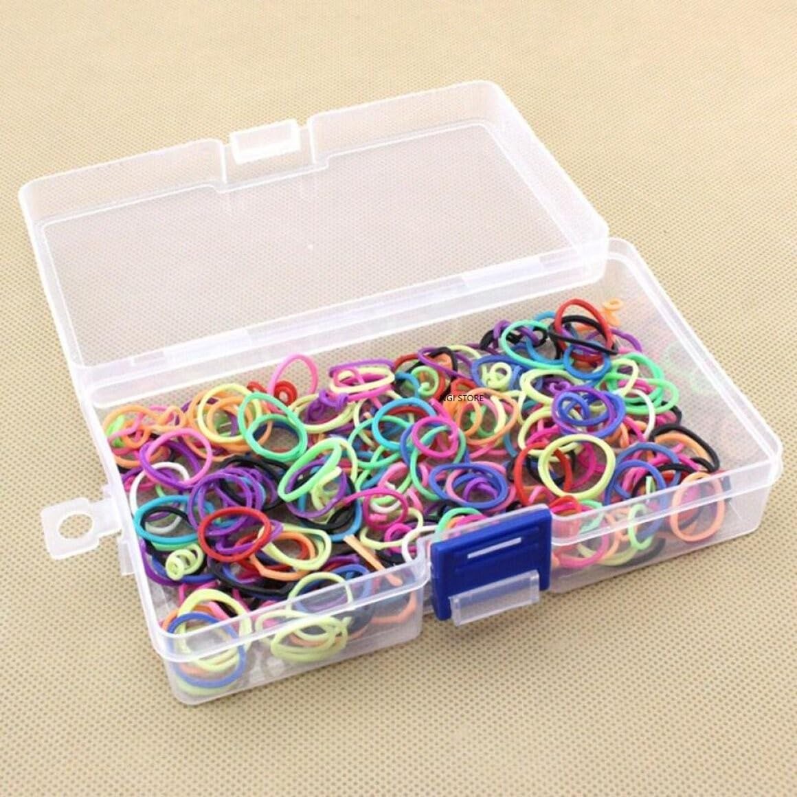 Rectangular Transparent Clear Lidded Small Storage Box Packing Plastic Boxes Waterproof Multifunctional Dustproof Storage Case, Craft Organizer, jewelry,bead, Hardware Tool (Pack of 1)-picture-30