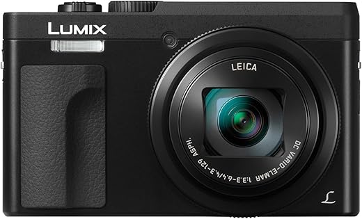 Panasonic LUMIX DC-ZS70K, 20.3 Megapixel, 4K Digital Camera, Touch Enabled 3-Inch 180 Degree Flip-front Display, 30X LEICA DC VARIO-ELMAR Lens, WiFi (Black)