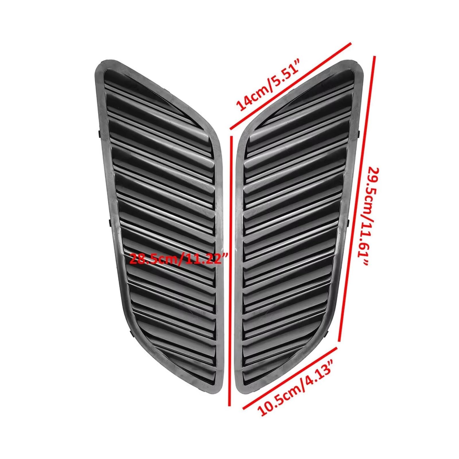 Kompatibel mit E90 E91 E92 F30 E46 DTM Motorhaubengrill Luftauslass-Abdeckungsblende Motorhaube Lüftungsgitter