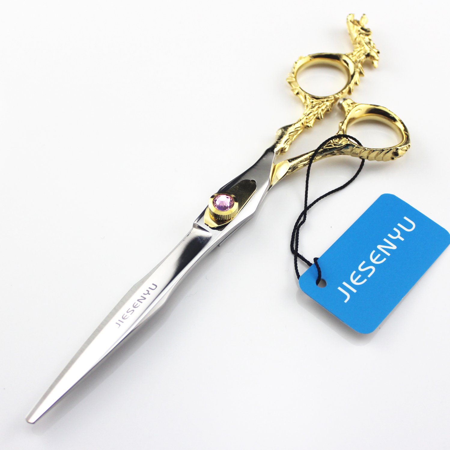 JIESENY inch Barber Scissors for Hairdresser Professional Cutting Scissors Japanese 440C Stainless Steel Shear