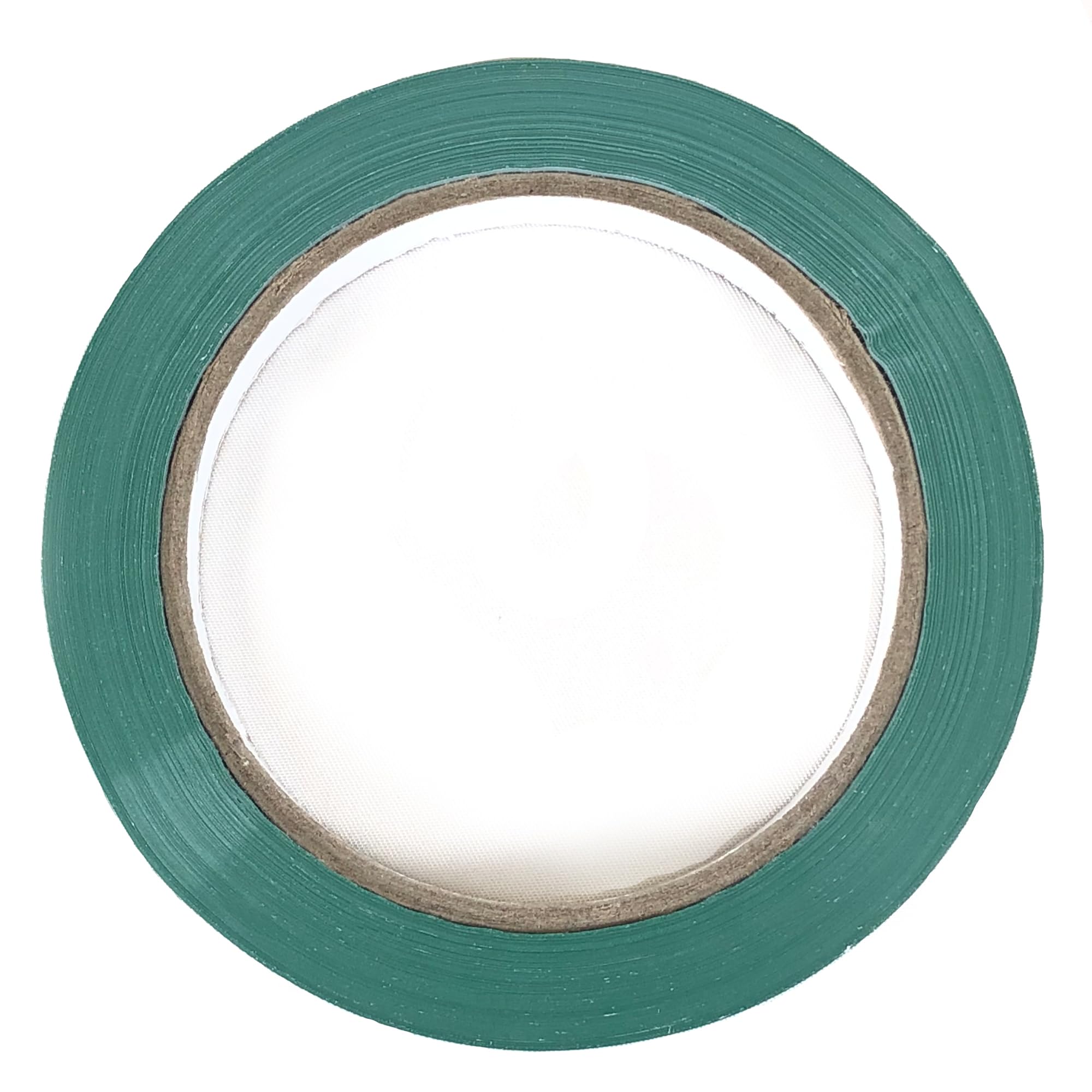 Pack de 12 Rollos de Cinta para Máquina Precintadora de Bolsas | Ancho 12 mm x Largo 66 metros | Color Verde