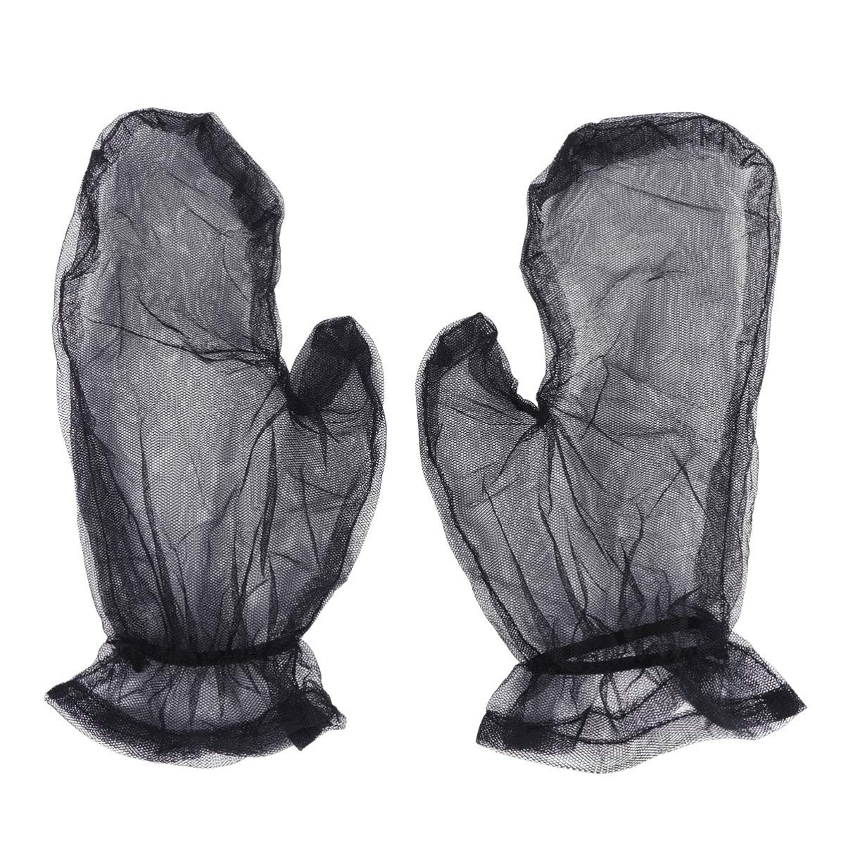 SGerste Gloves Mosquito Net Gloves Mesh Hands Protection Fishing Gloves for Outdoor Hiking Fishing (22x12cm)