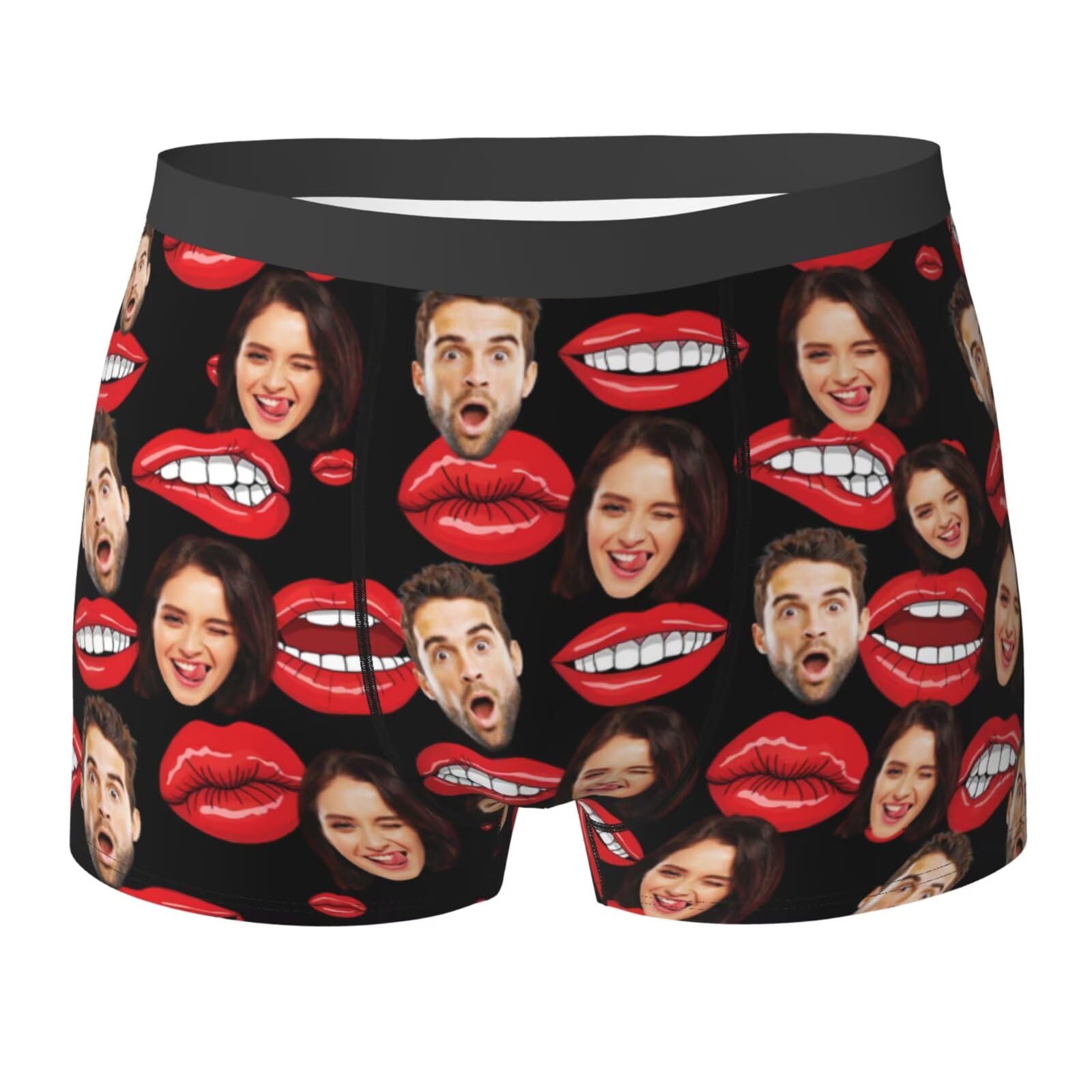 Custom Boxers Briefs Personalized Boxers for Men Customized Boxers with Face Boyfriend Husband Christmas Valentines Day Gift