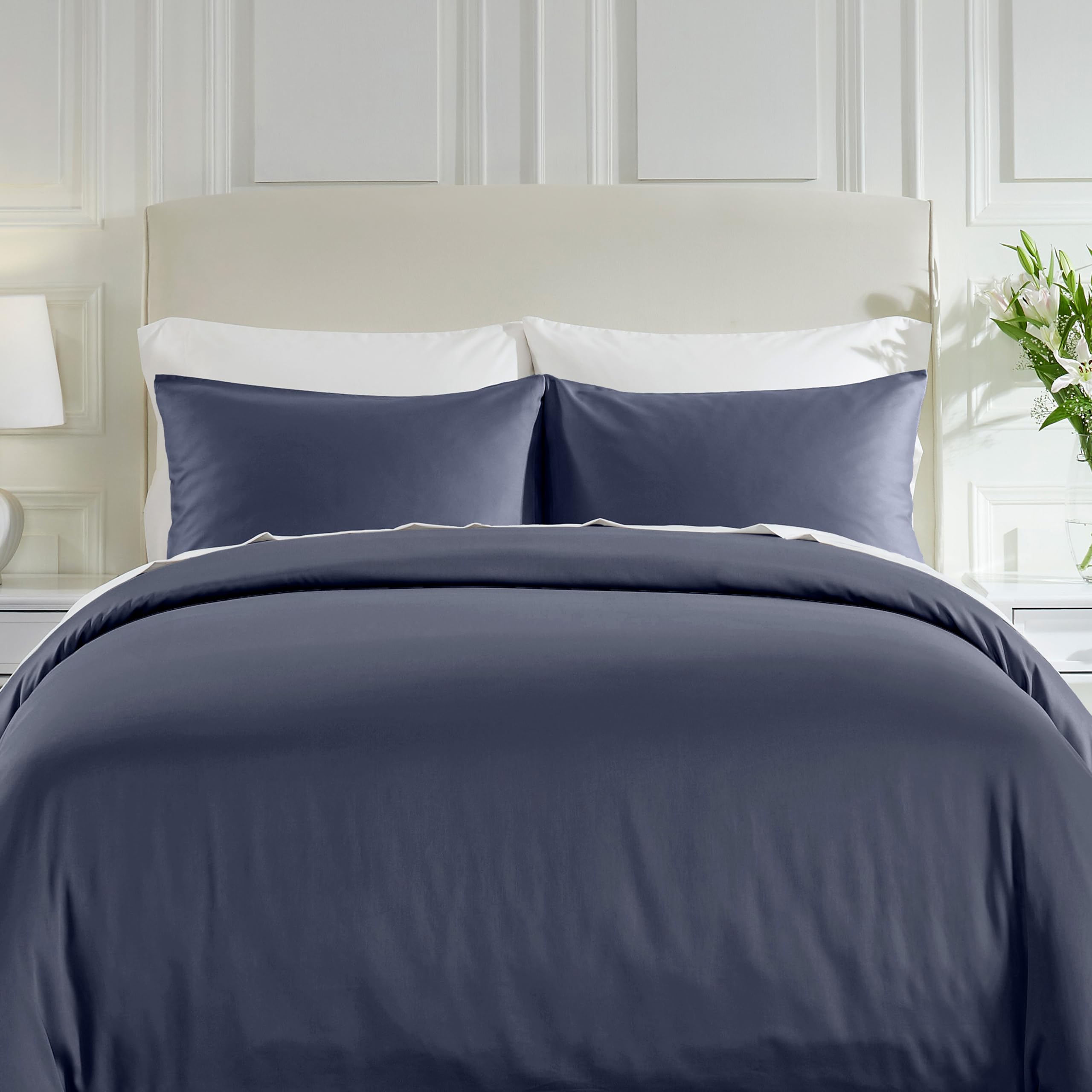 California Design Den Cotton Duvet Cover with Button Closure