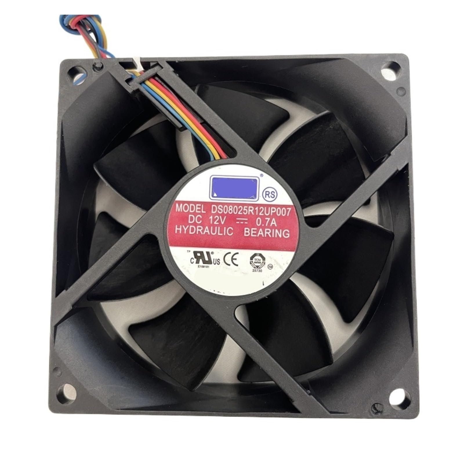 TSCFHGQI DS08025R12UP007 12V 0. 7 A 8025 8CM 4-pin cooling fan