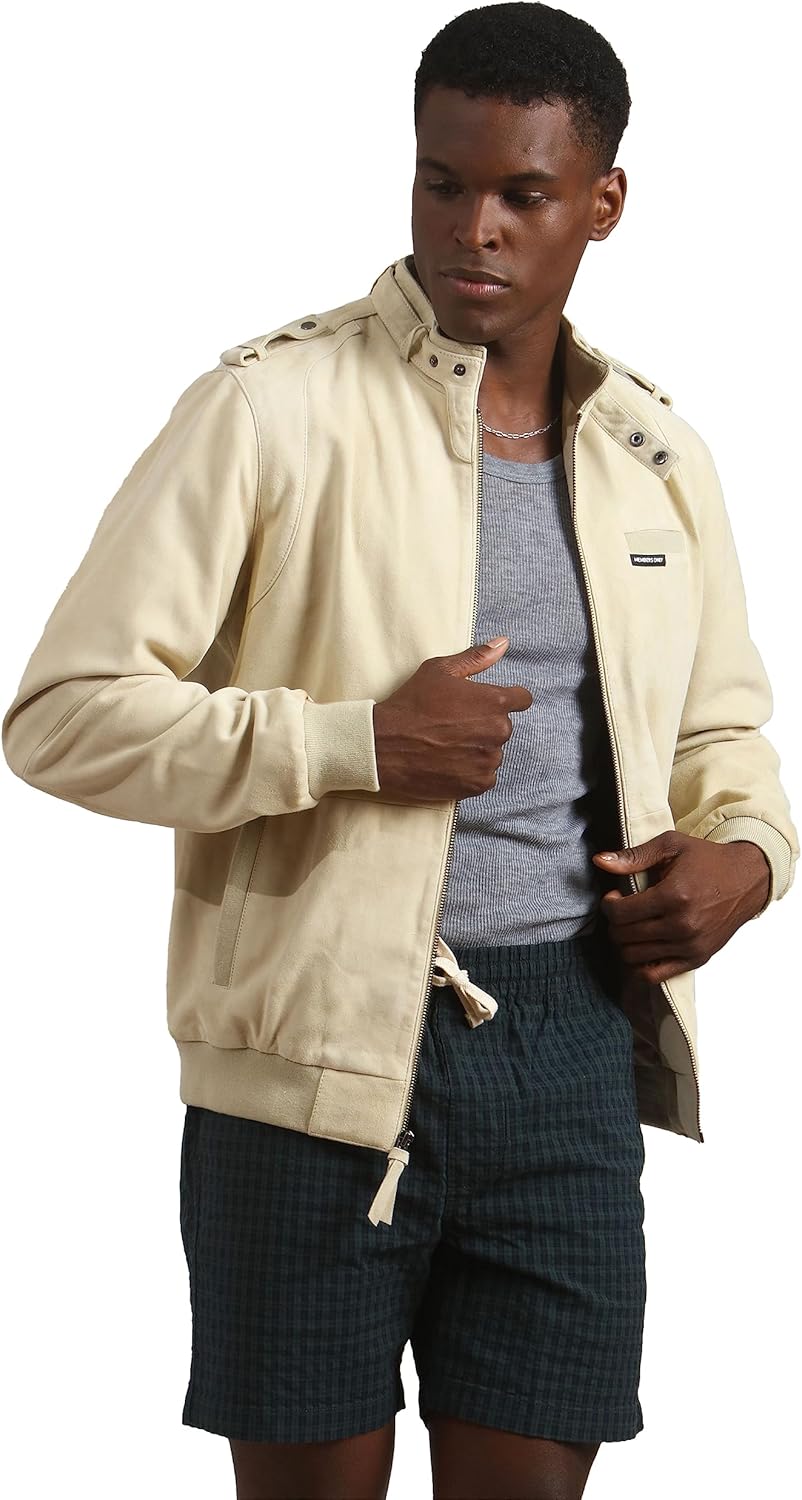 Members Only Men's Soft Suede Iconic Jacket |Slim Fit| - Image 3