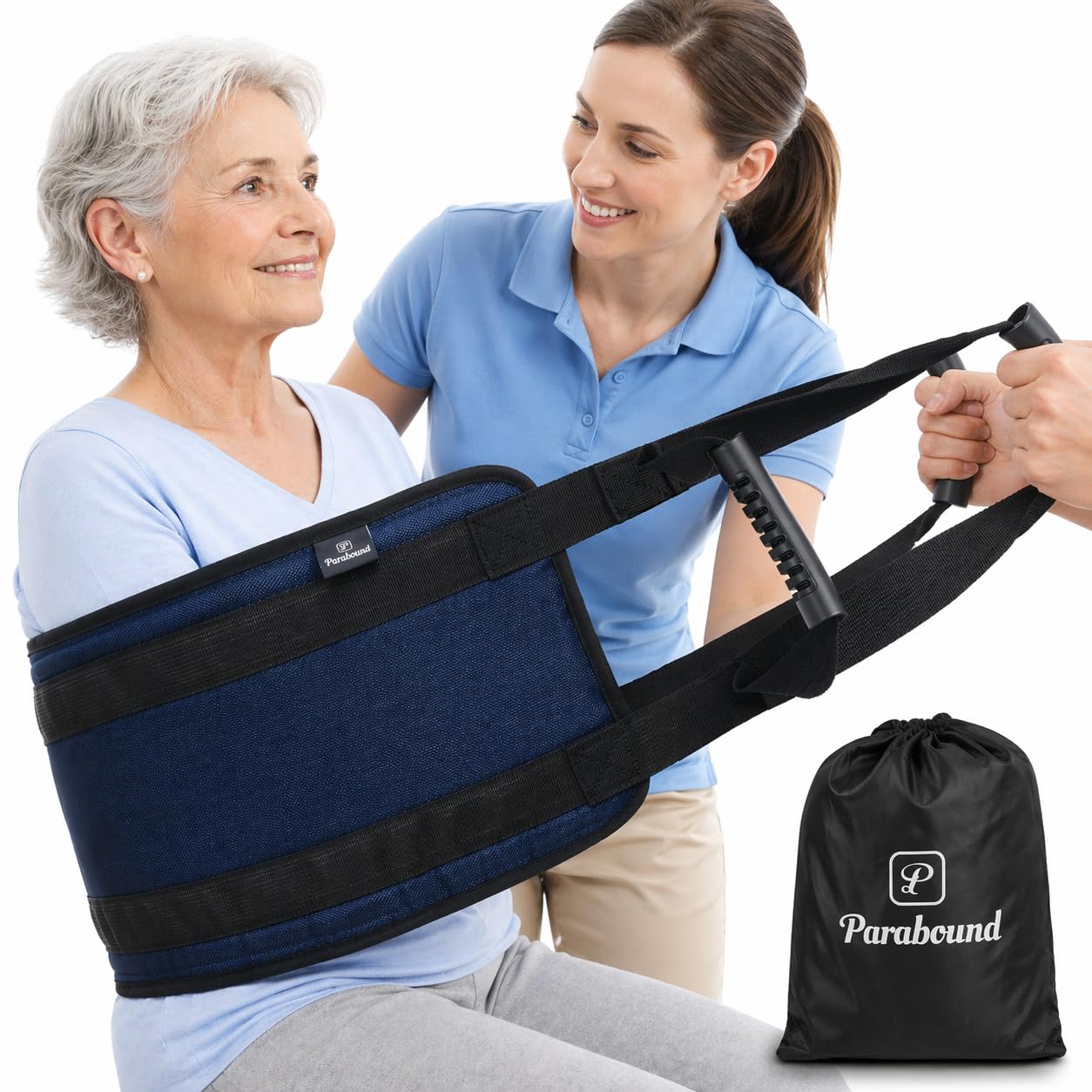 Parabound Transfer Sling For Elderly And Disabled, Lift Assist Gait Belt For Seniors, Patient Lift Sling Mobility Aid, Transfer Belt Lifting Strap For Senior Home Care Device