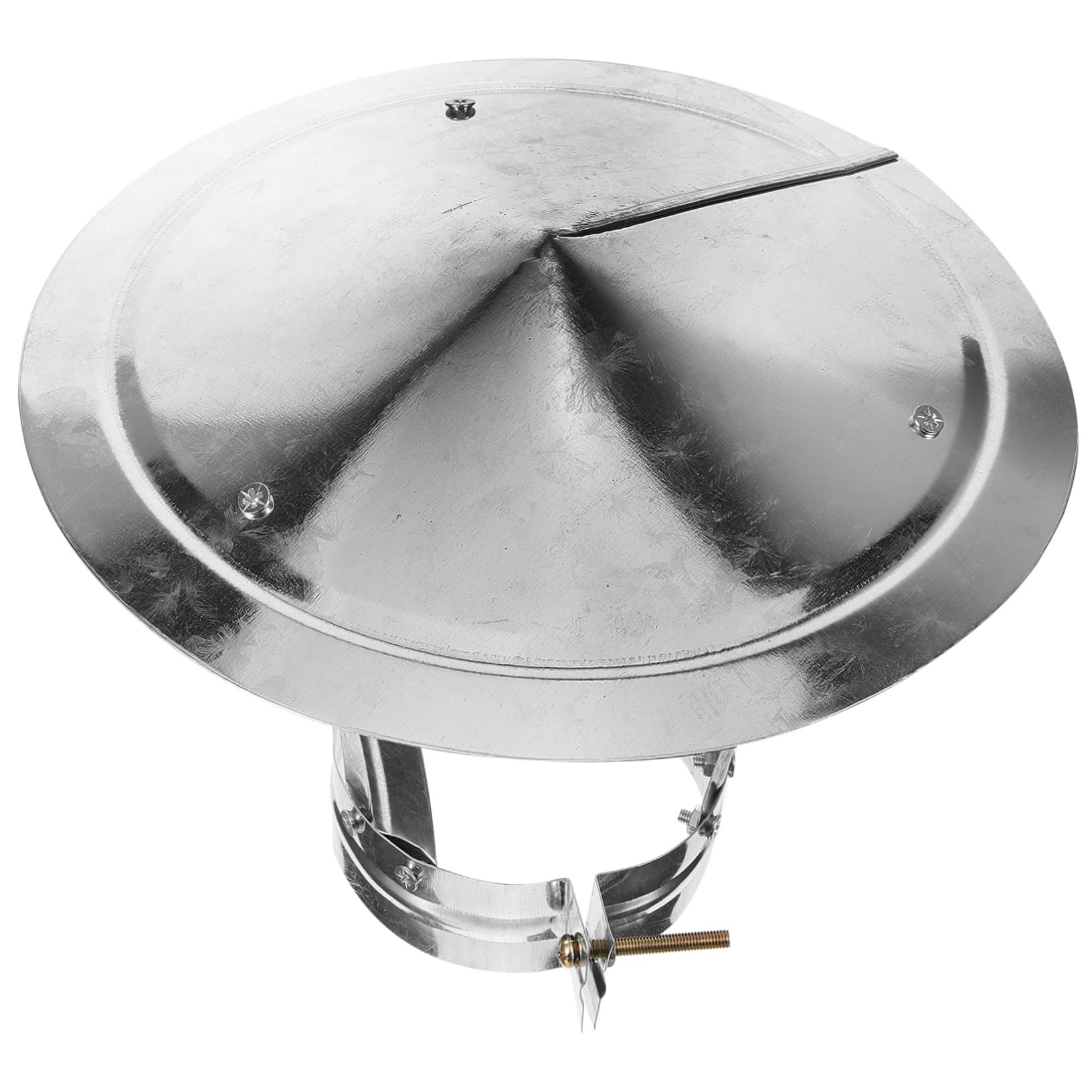 YGLSNVKWQ Chimney Cap Heavy Duty Iron Rain Cover Weatherproof Vent Cap for Installation Sturdy Design for Against Rain and Wind