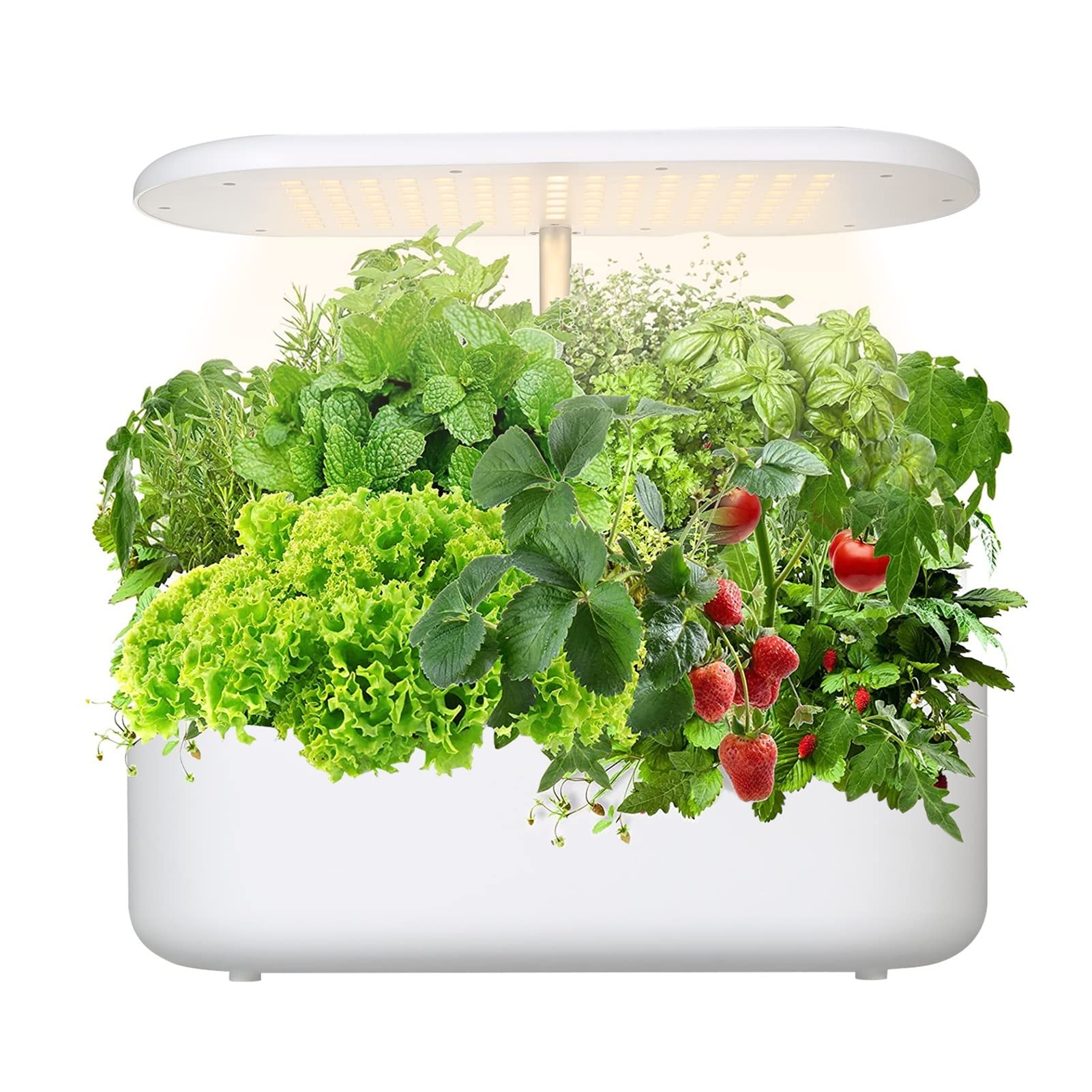 Lámpara LED de espectro completo Phyto, sistema de cultivo hidropónico de altura ajustable, dos modos de cultivo, luz de crecimiento hidropónico para invernadero, kits y sistemas de cultivo hidropón