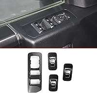 Vista 2 de Cubierta de panel de interruptor de fibra de carbono para Ford F150 2015 2016 2017 2018 2019 2020 Accesorios