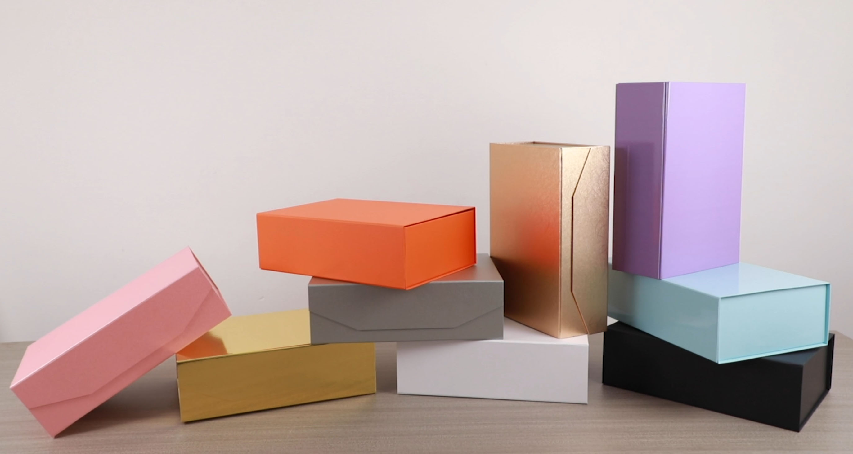 BOXポーチ オーダーフォーム Recycled Fold Up Gift Boxes 4x4x2 | EnviroPackaging