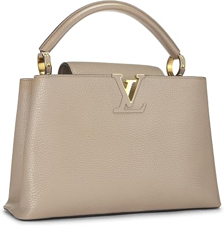 Pre-loved Grey Taurillon Capucines GM, Grey