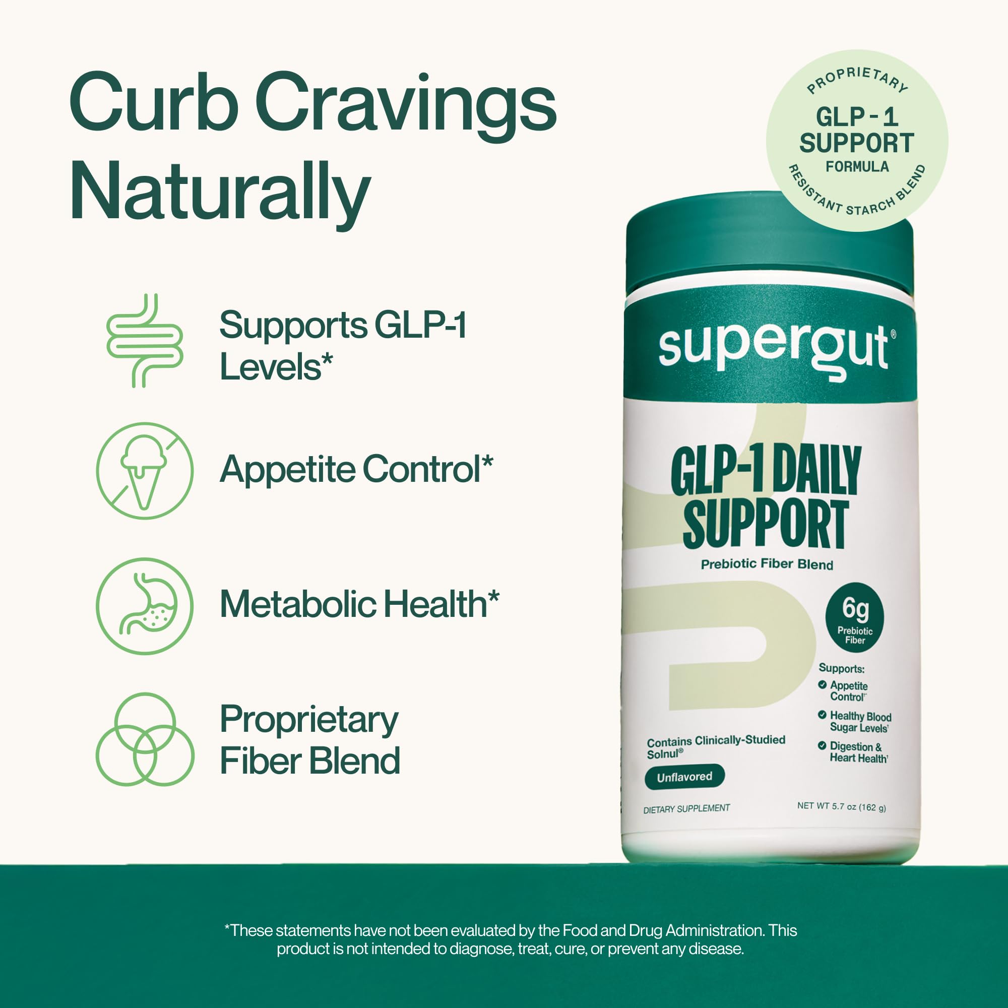 Supergut GLP1 Daily Support High Fiber Supplement Powder, 20 Servings — Amazon image 2
