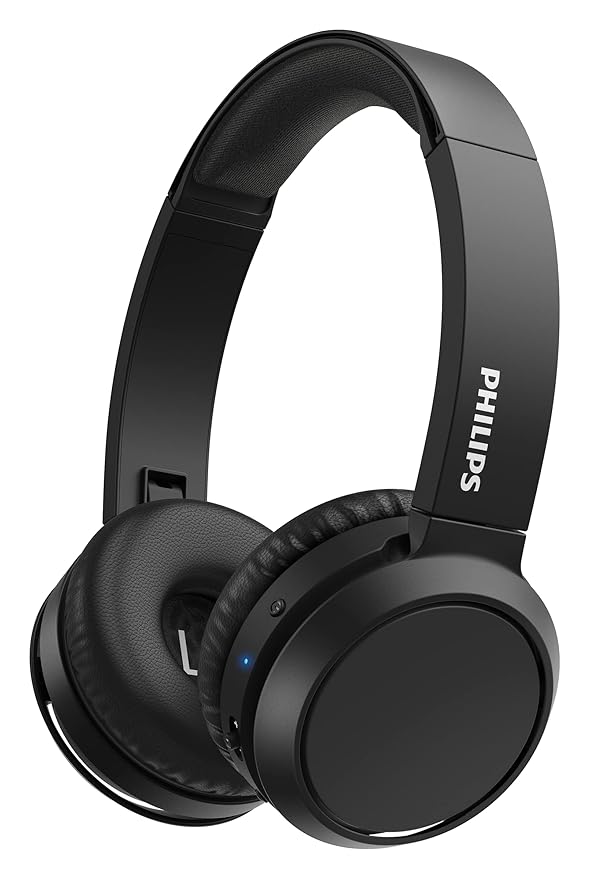 Philips Audio TAH4205XTBK/00 Bluetooth 5.0, Bass Booster, Quick Charging Upto 29H Playtime, 32mm Driver, Compact Folding Design Bluetooth Wireless On Ear Headphones With Mic (Black) at Rs. 1999