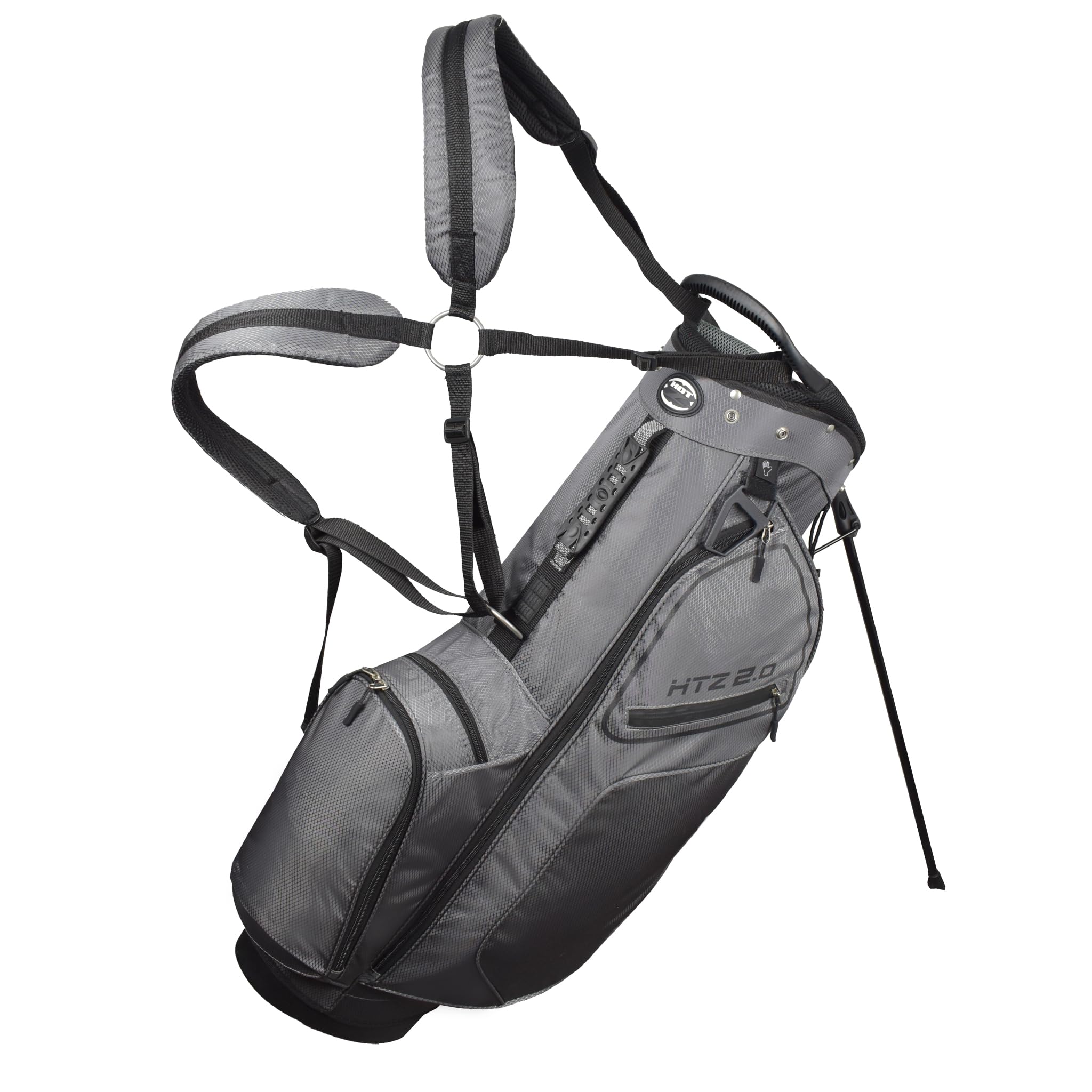 Hot-Z Golf 2.0 Deluxe Ultra Lite Stand Bag Gray/Black