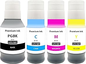 Supply Guy 4X Ink Compatible with Canon GI-51 Multipack for Pixma G 1520G 1530G 1560G 2520G 2560G 2570G 3520G 3560G 3570 Series G 4570
