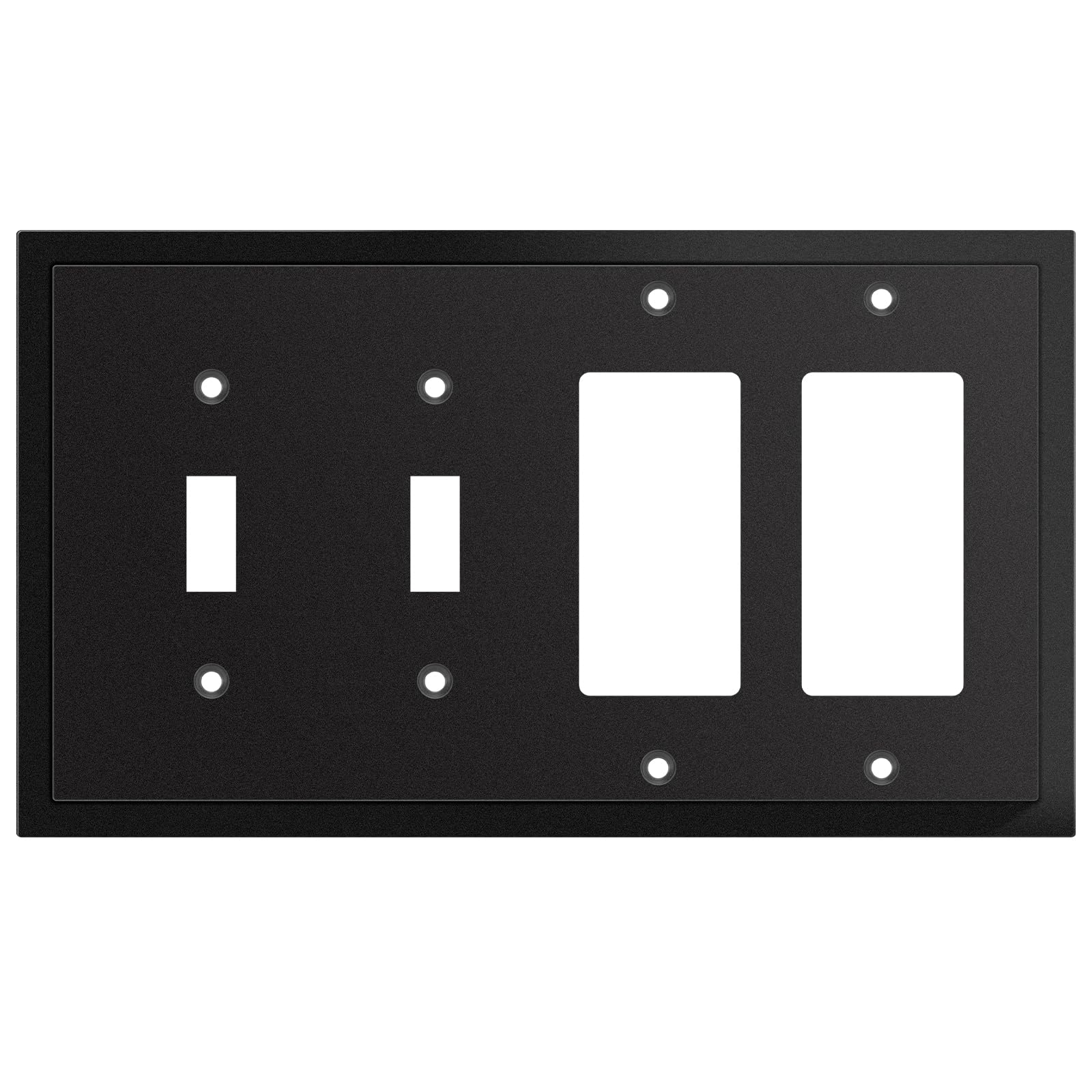 Modern White Wall Plates - Decorative Switch & Outlet Covers -26