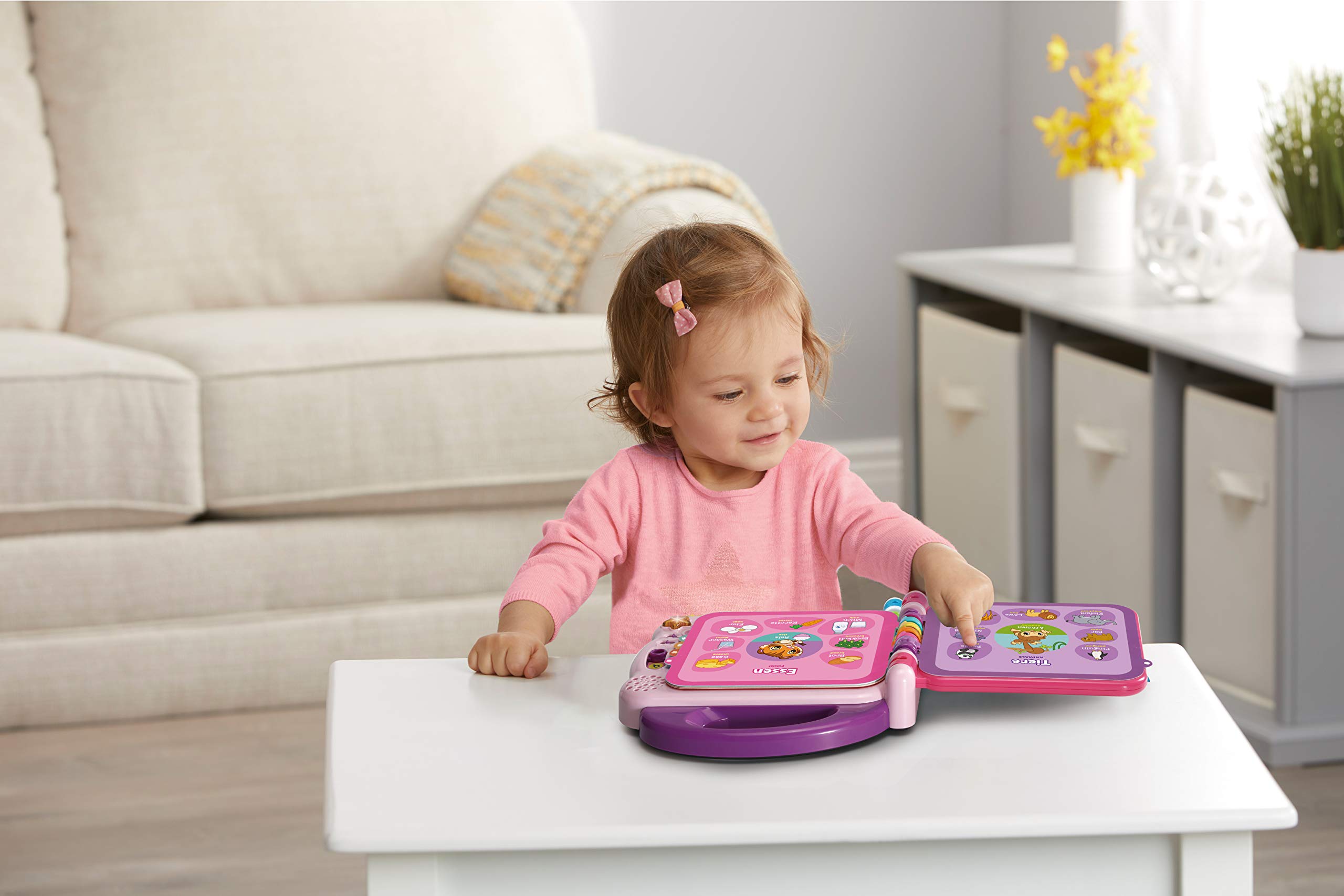 VTech Mijn eerste 100 woorden dieren interactief speelgoed - 100 woorden, 1,5 - 4 jaar | Elektronisch leerspeelgoed