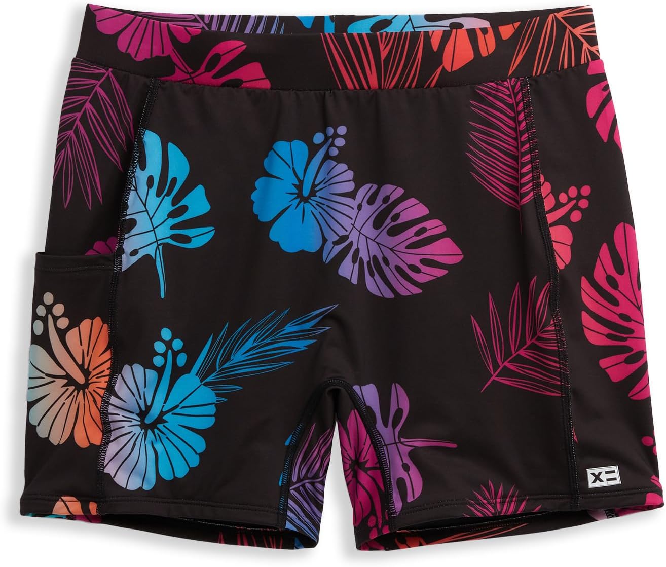 TomboyX Swim 4.5" Shorts, Bathing Suit Athletic Sports Bottom Mid-Rise Trunks, UPF 50 Sun Protection, Size Inclusive (XS-4X)