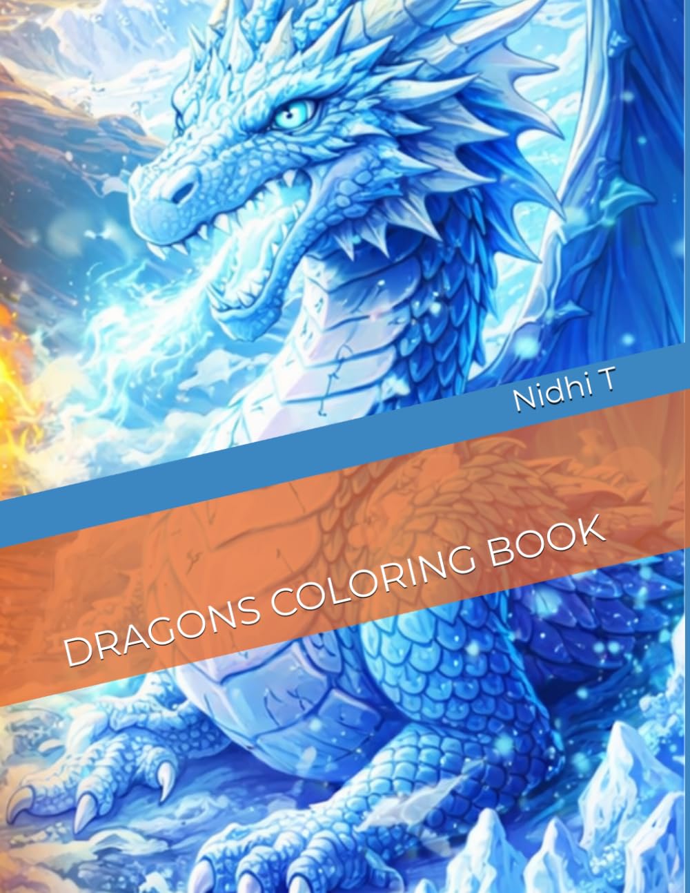 Dragons Coloring Book: Fun Fantasy Dragons to Color