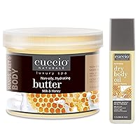 Vista 49 de Cuccio Naturale Butter Blends - Crema corporal perfumada ultra hidratante, renovadora, suavizante, hidratación profunda para la reparación