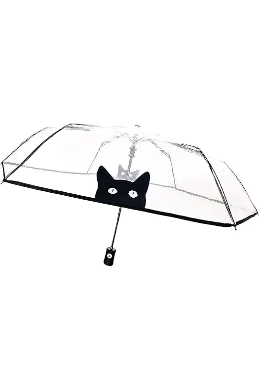 SMATI Clear folding umbrella windproof - Compact -...