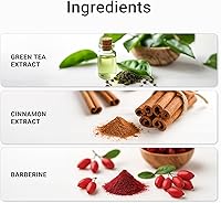 Vista 5 de Parches de apoyo GLP-1, control de peso, parches transdérmicos, berberina, canela, extracto de té verde, vitaminas B, 30 unidades, suministro de 1