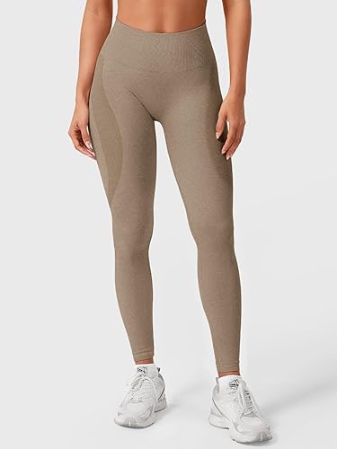 Miniatura 127 de HIGORUN - Leggings sin costuras para mujer, moldeadores, con diseño gráfico de sonrisas, de cintura alta, para el gimnasio, yoga o hacer ejercicio