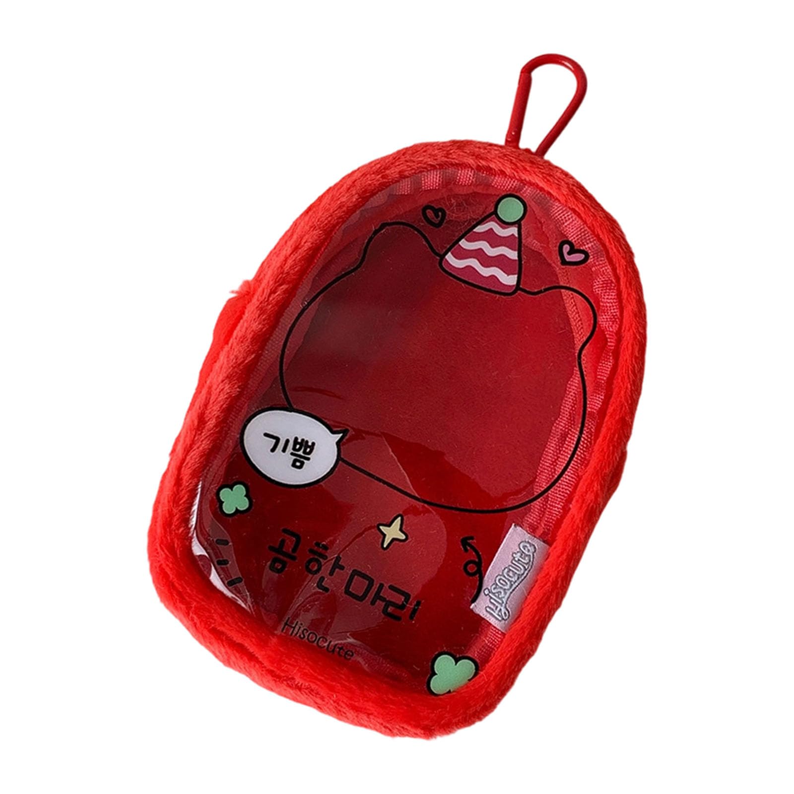 Piceioep Multipurpose Travel Plush Storage Organizers Bag with Cartoon Charm Detachable Compartments Doll Case