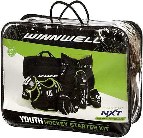 Miniatura 5 de Winnwell Kit de iniciación de almohadilla y bolsa de hockey Cleansport NXT para jóvenes