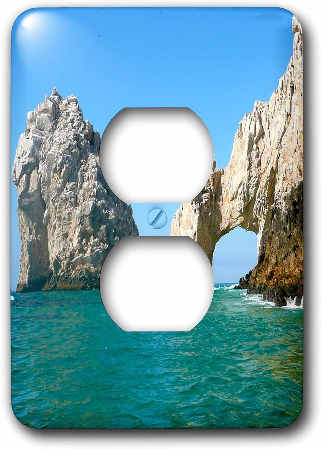 3dRose lsp_22787_6 Hole in The Rock Cabo San Lucas Mexico Light Switch Cover