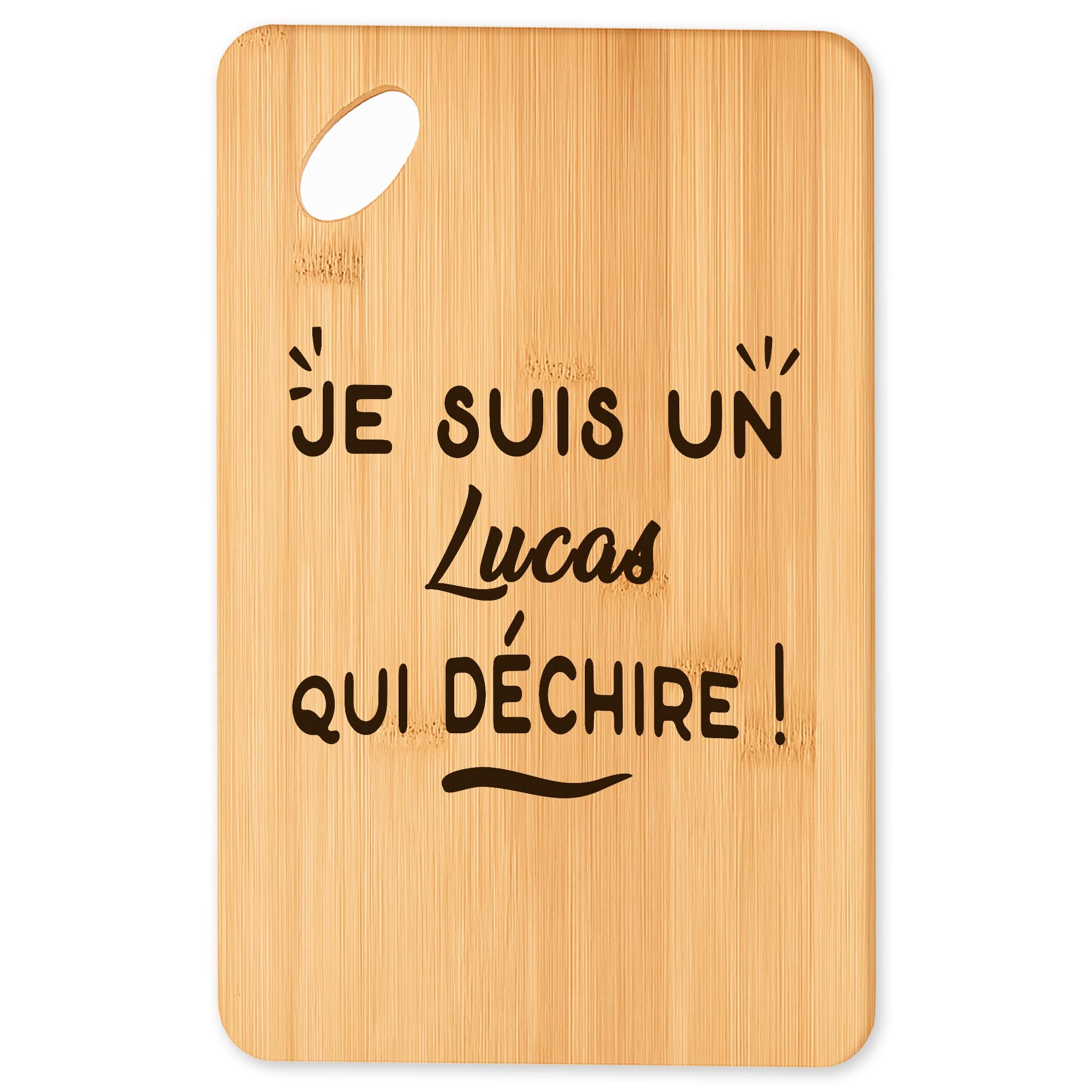 Planche à découper Lucas plateau apéro chic en bambou durable