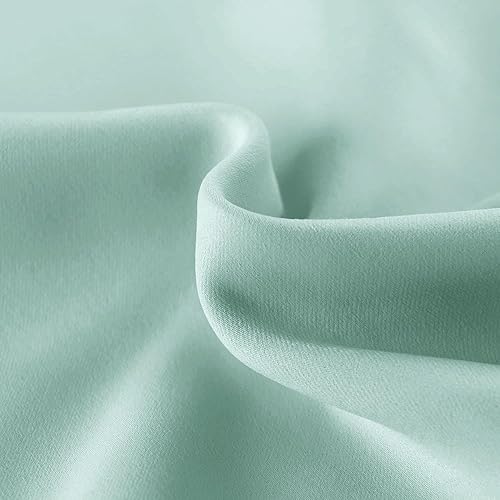 Miniatura 351 de DWCN Cortinas para puerta francesa: cortina térmica con bolsillo para barra para puertas con ventana de cristal, puertas de cocina y patio