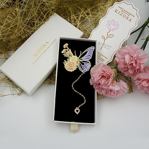 Miniatura 3 de Marcapáginas de mariposa para mujer, bonito y divertido marcapáginas de metal, regalos únicos para mujeres, amantes de los libros, regalos de