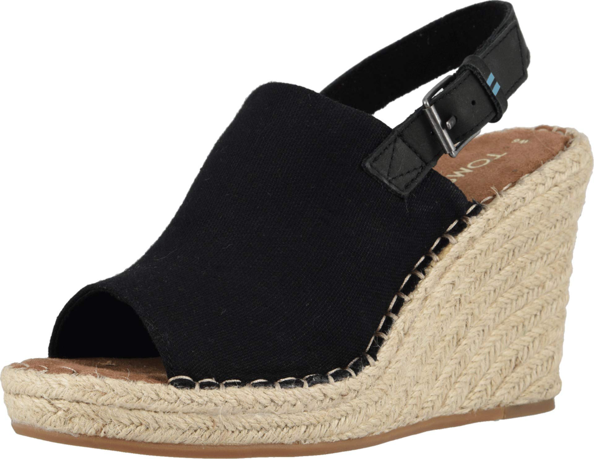 Women's Monica Suede Ankle-high Wedged Sandal Blue Chambray 6.5 B(M) US-image-30