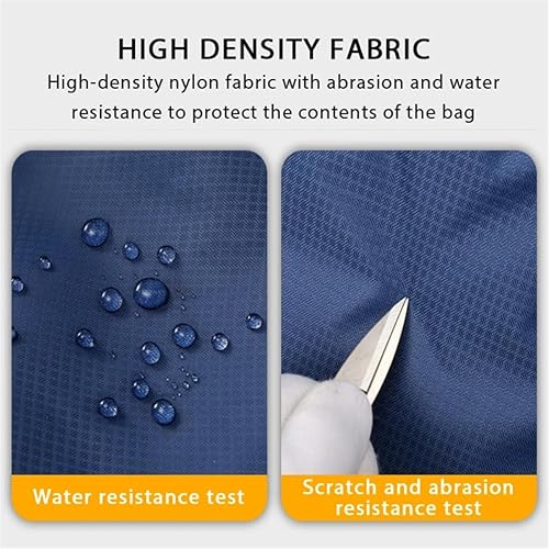 Miniatura 7 de Mochila plegable portátil para montañismo, ultraligera al aire libre, mochila de senderismo de viaje (negro)