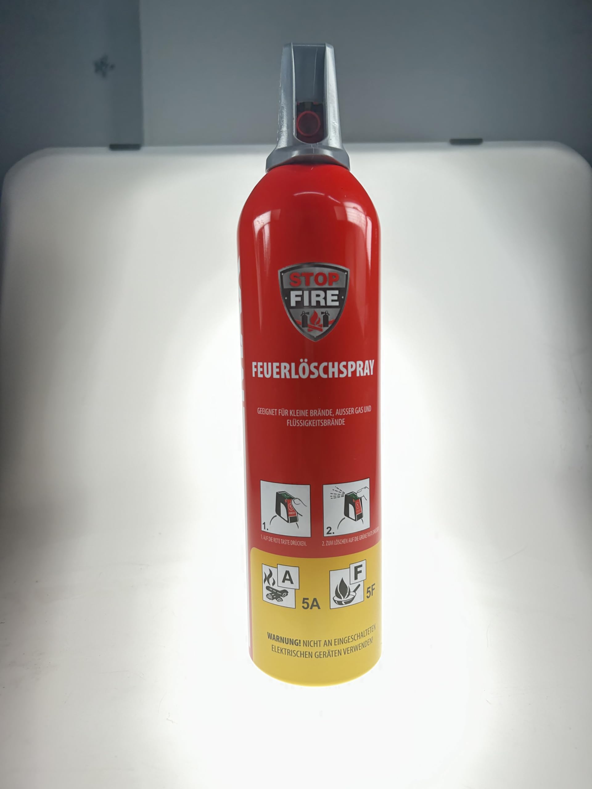 Xenotec Feuerlöscher - Löschspray 2x750 ml - Feuerlöscher Auto - Küche, Haushalt, Auto Feuerlöscher Schaum - Schaumlöscher - Co2 Feuerlöscher - Kompakter Feuerlöscher für unterwegs