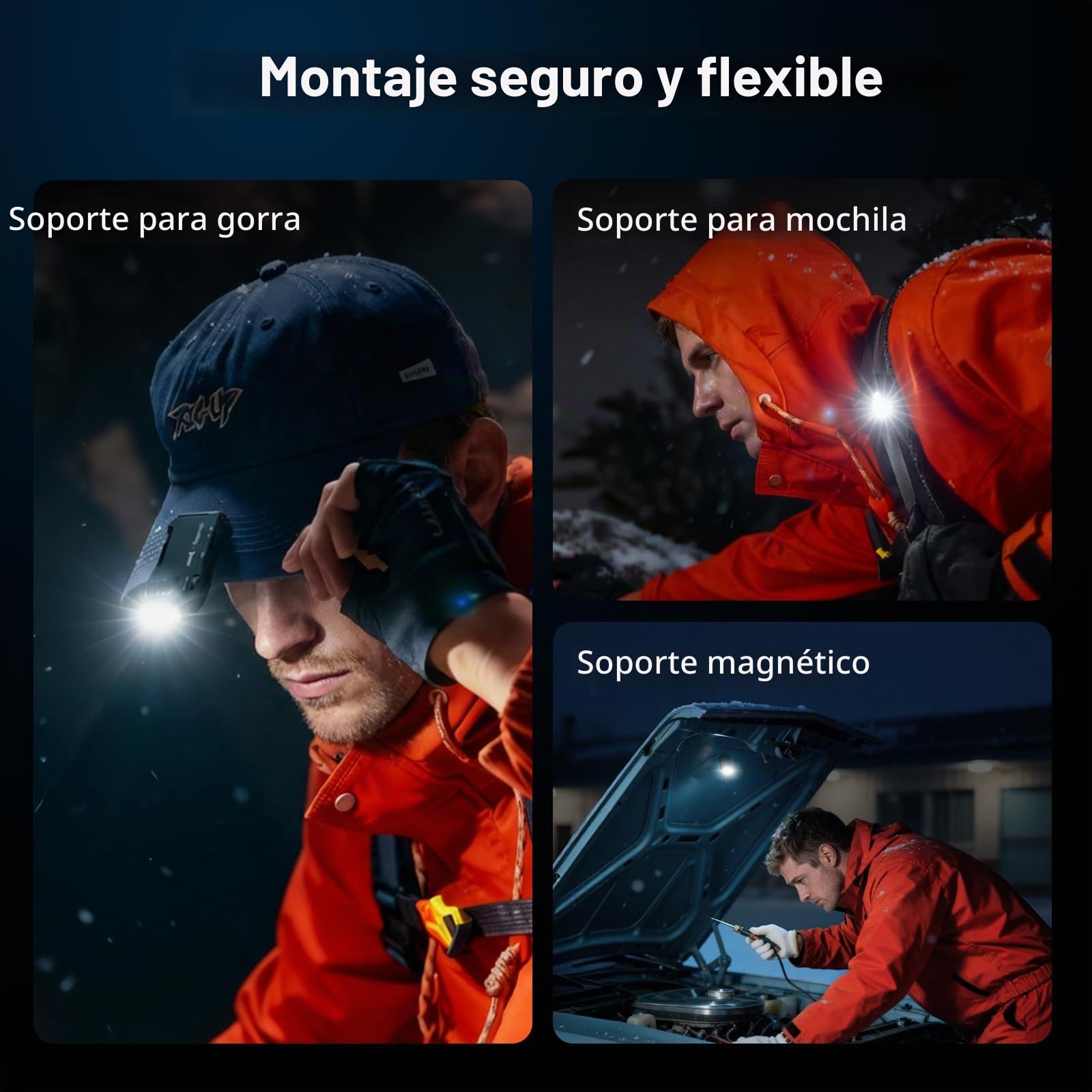 SMALLRIG x WUBEN G5 Linterna EDC Mini Recargable 400 Lúmenes, Magnética, Impermeable IP65, con Roscas 1/4”-20 y Difusor, para Camping y Señalización - 5710