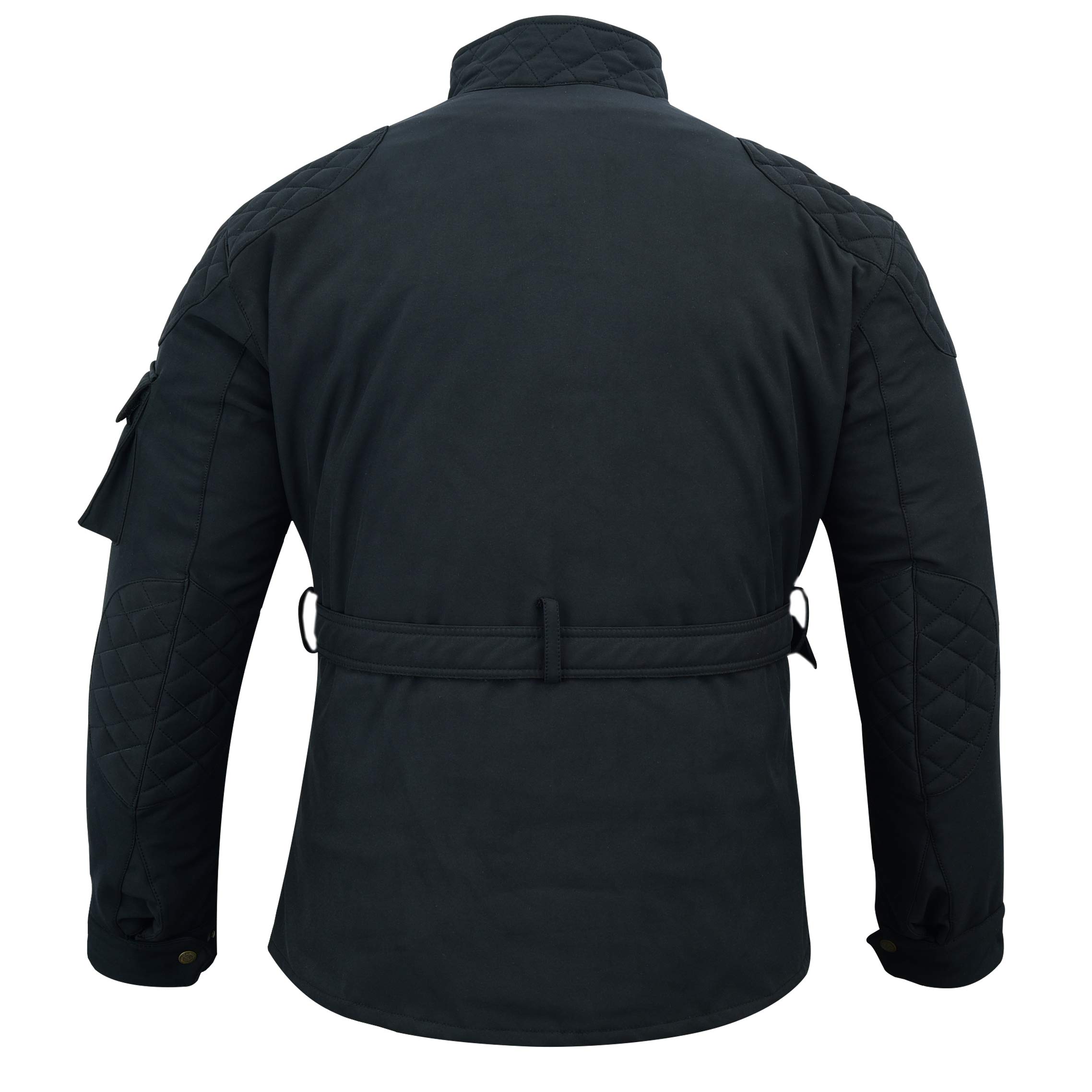 Protect Softshell - Chaqueta de moto para hombre impermeable resistente al viento transpirable tela Hitech |