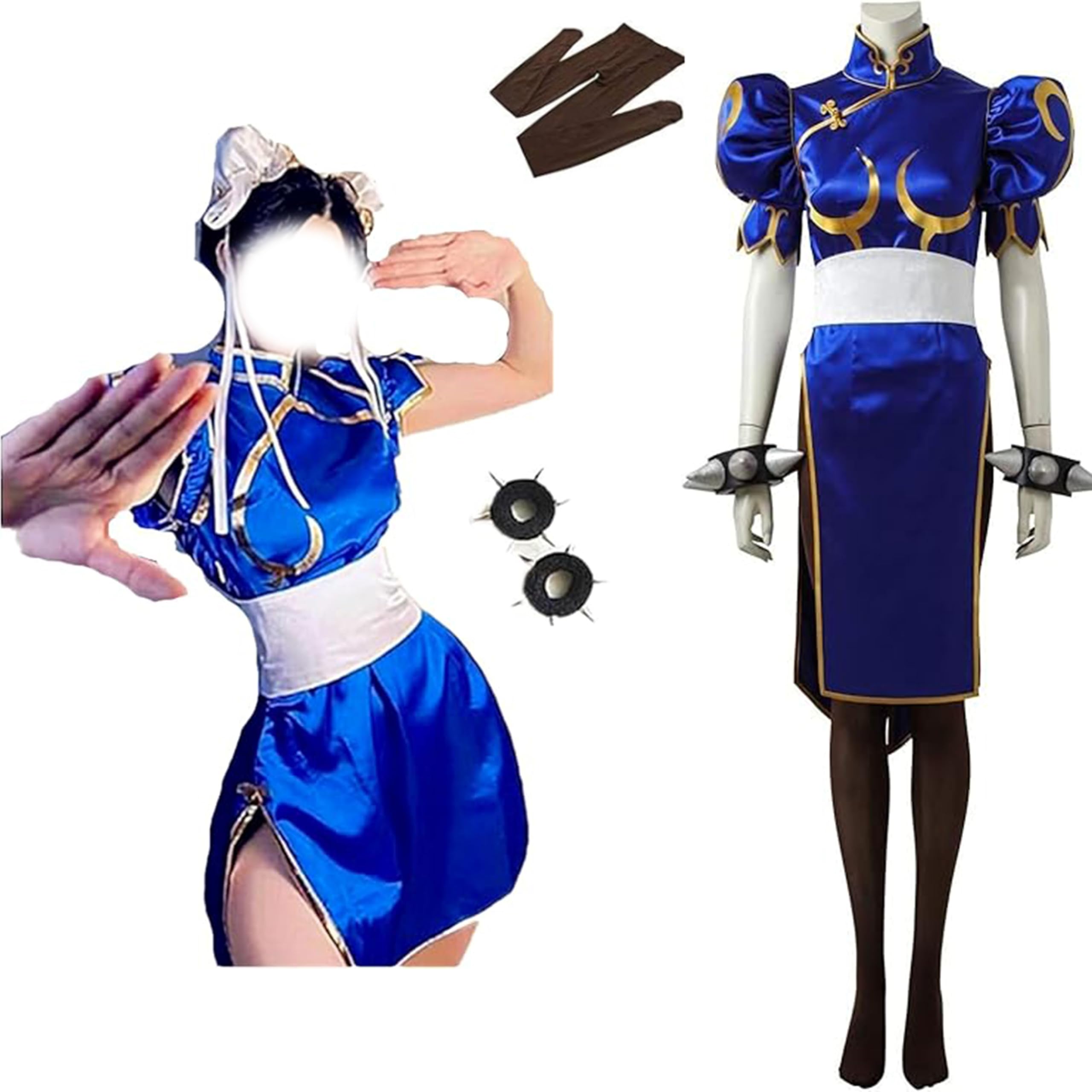 Amazon.co.jp: ストリートファイターV 春麗 コスプレ衣装 コスチューム
