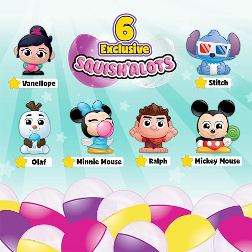 Miniatura 4 de Disney Doorables Squish’alots Squish Machine and Collectible Blind Bag Figures, Kids Toys for Ages 5 Up by Just Play