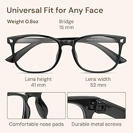 Gaoye Stylish Blue Light Glasses for Woman - Computer Glasses for Blue Light Blocking - Lightweight Frames - 3 pack