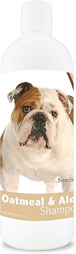 Healthy Breeds Bulldog Champú de avena con aloe 16 oz