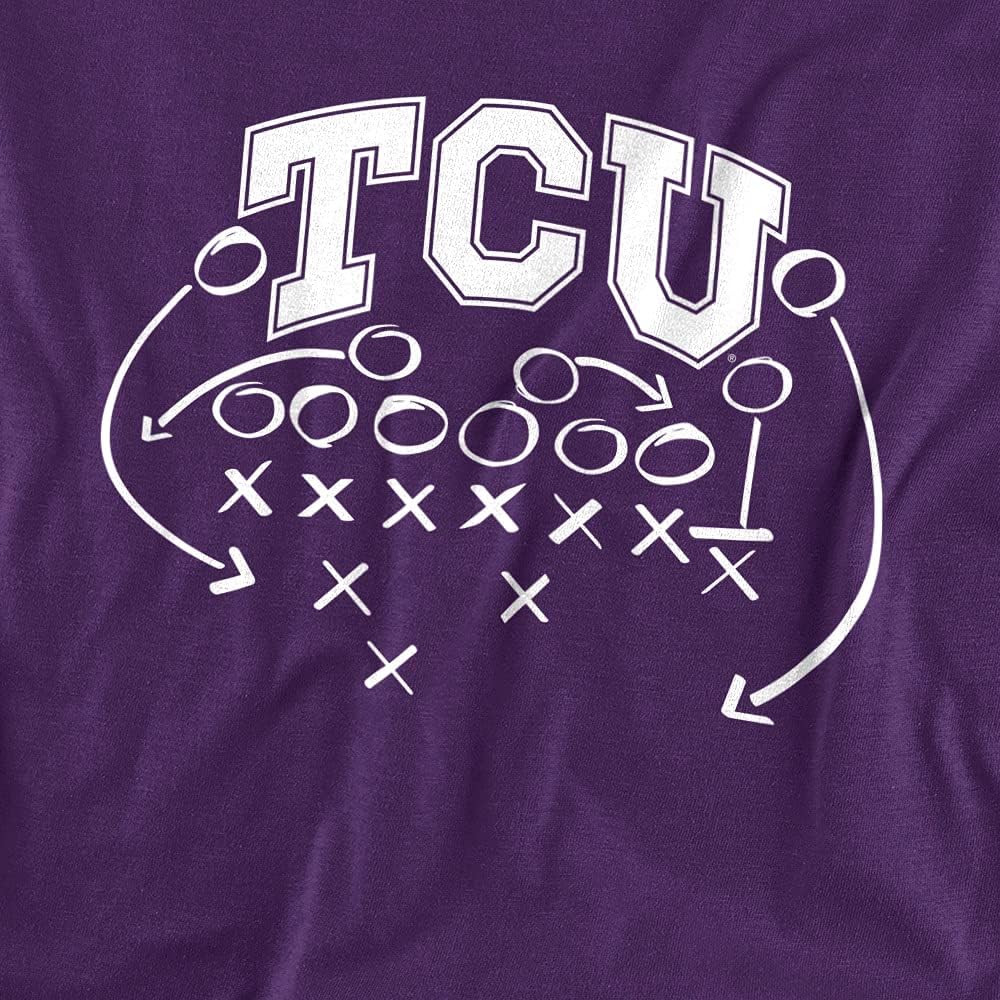 Texas Christian University Official Football Play Unisex Adult T Shirt