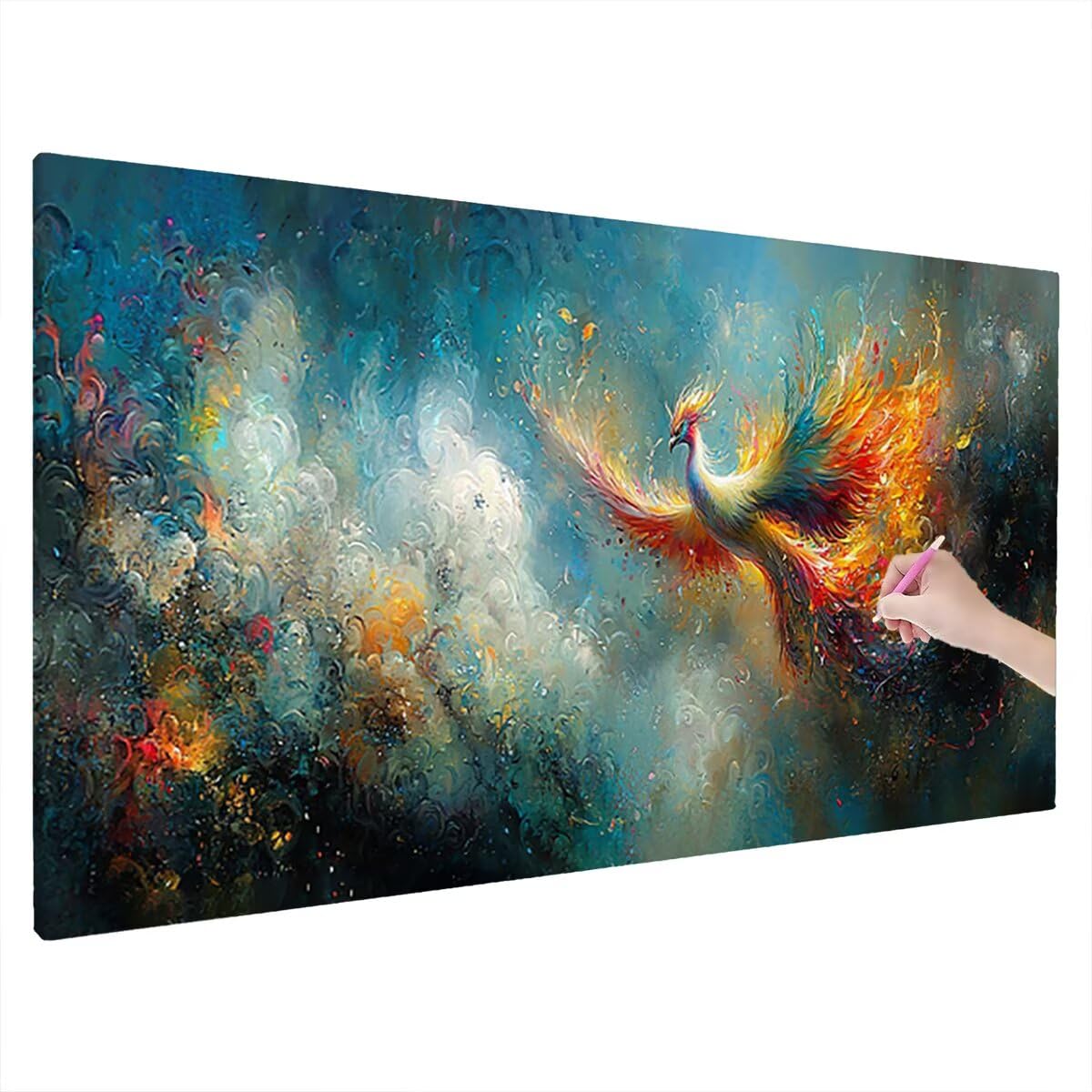 Diamond Painting Adulti, Diamond Painting Fenice 50x130cm, Regalo -1236