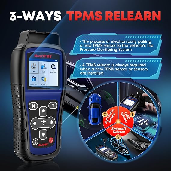 Autel MaxiTPMS TS501 PRO TPMS Programming Tool, Relearn Activate 99% Sensor