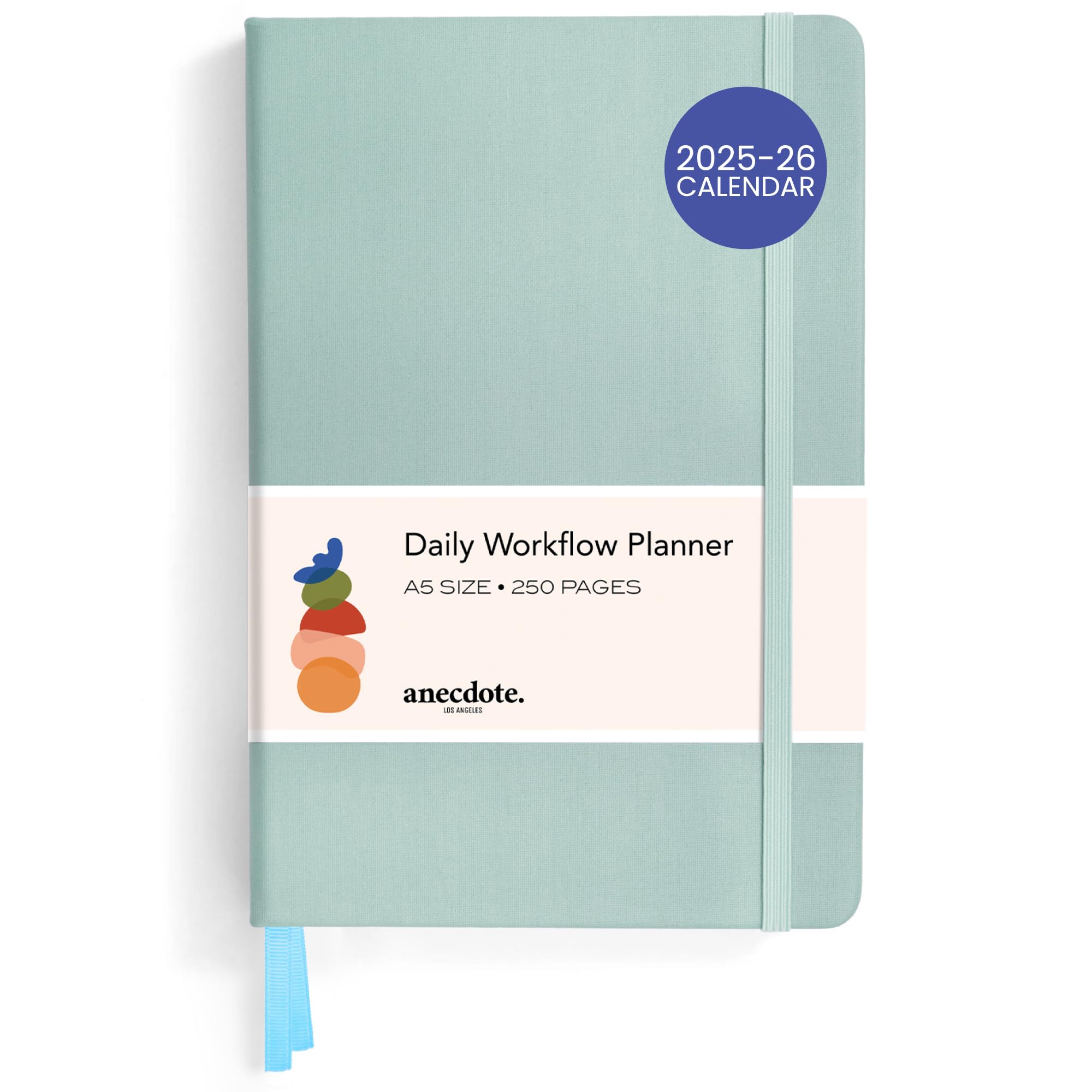 Anecdote 2026-2027 Planner: A Monthly, Weekly & Daily Planner with Calendar | 8.5" x 5.2" | Hardcover To-Do List Organizer, Planning Your Success, Start Anytime, Achieve Productivity Goals (Dutch Blue)