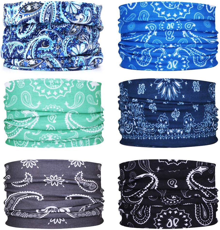 Elastic Multifunctional Headband Sports Seamless Magic Headwear Outdoor Bandana Scarf with UV Resistance