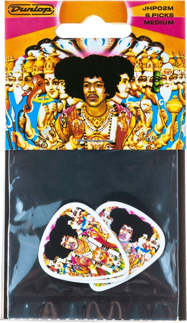 Médiators Jimi Hendrix Bold as Love medium pour vibrer au son du rock - 2